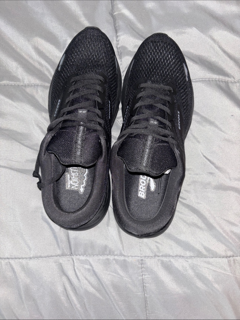 Brooks Adrenaline GTS Men's Running Shoes - Black with Gray Accents - Picture 4 of 6
